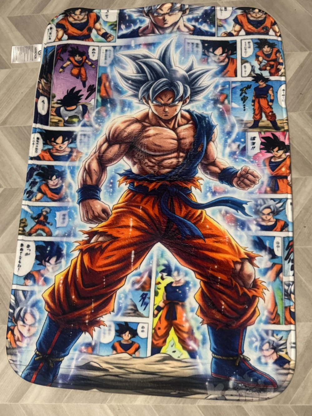 Men's Orange & Blue Dragon Ball Z Rug/Wall Decor